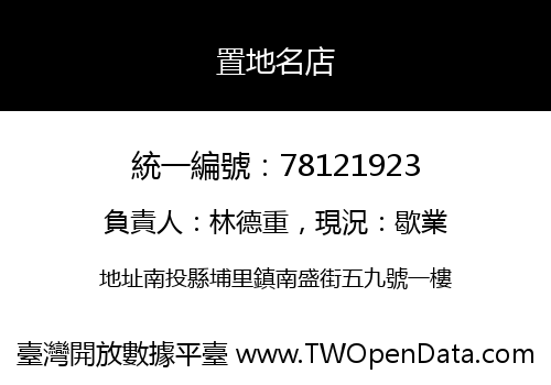 置地名店
