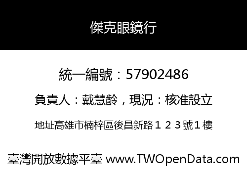 傑克眼鏡行