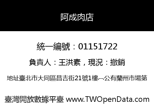 阿成肉店