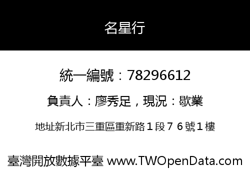名星行