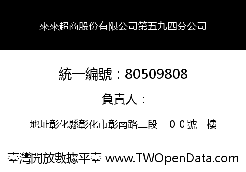 來來超商股份有限公司第五九四分公司