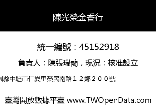 陳光榮金香行