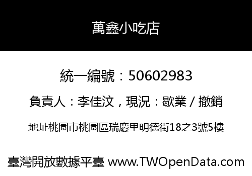 萬鑫小吃店
