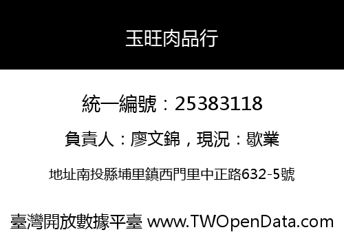 玉旺肉品行