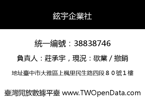 鉉宇企業社