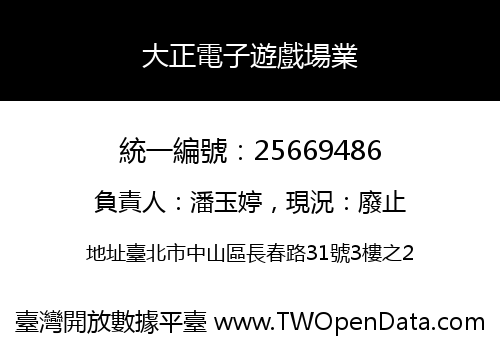 大正電子遊戲場業