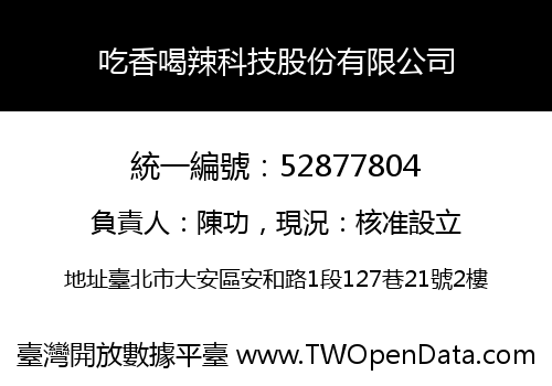 吃香喝辣科技股份有限公司