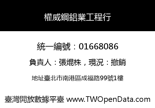 權威鋼鋁業工程行