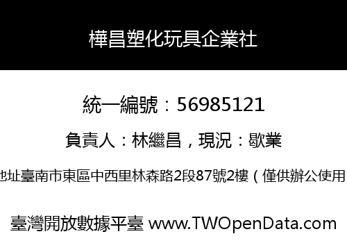 樺昌塑化玩具企業社