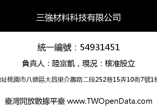 三強材料科技有限公司