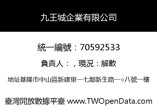 九王城企業有限公司