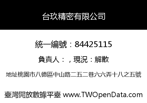 台玖精密有限公司