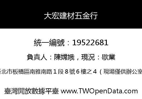大宏建材五金行