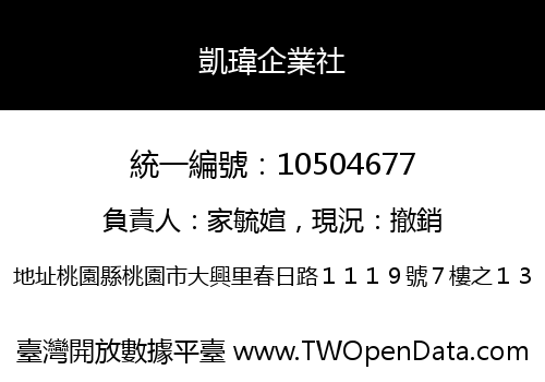 凱瑋企業社