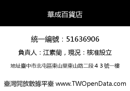 華成百貨店