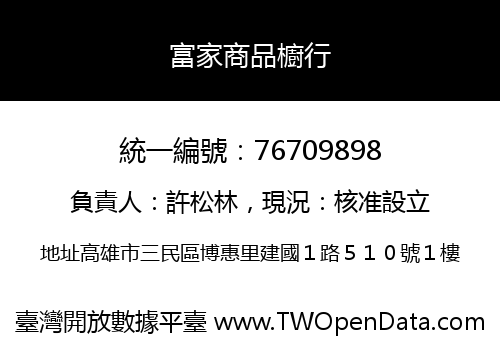 富家商品櫥行