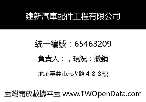 建新汽車配件工程有限公司