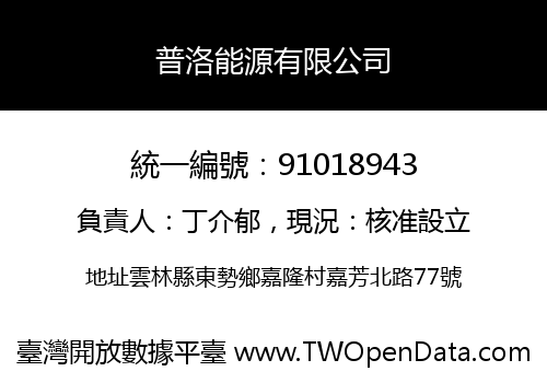 普洛能源有限公司