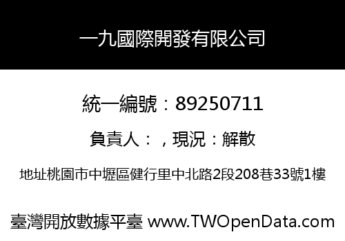 一九國際開發有限公司