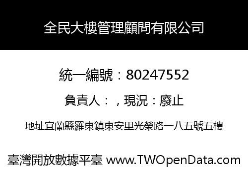 全民大樓管理顧問有限公司