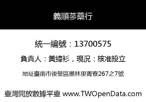 義順蔘藥行