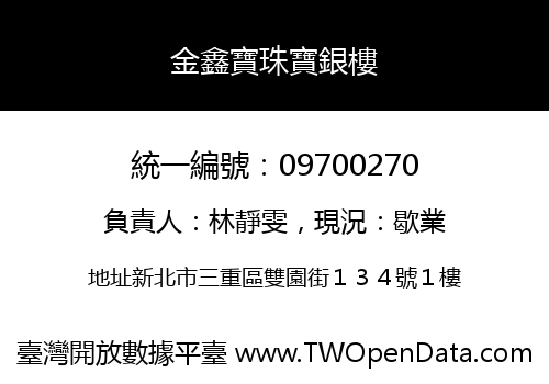 金鑫寶珠寶銀樓