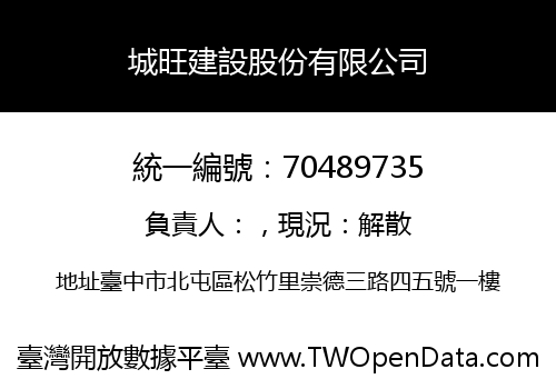 城旺建設股份有限公司