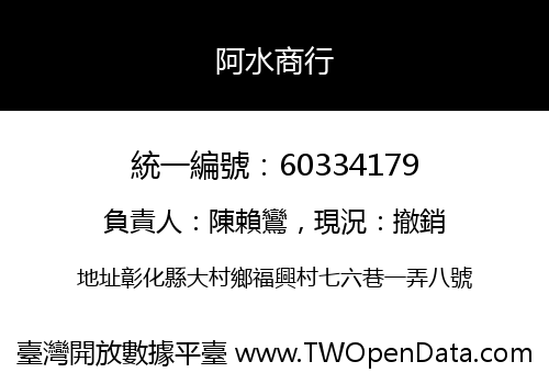 阿水商行