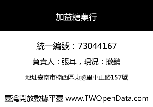 加益糖菓行