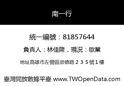 南一行