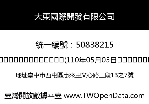 大東國際開發有限公司