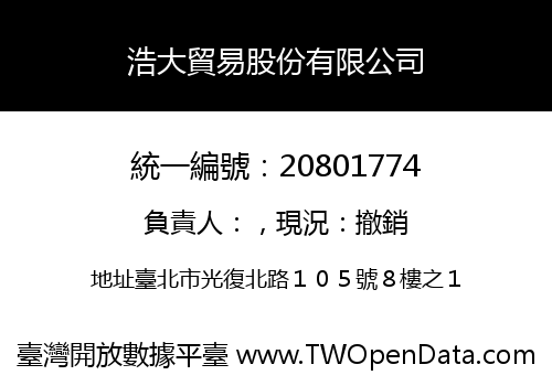 浩大貿易股份有限公司