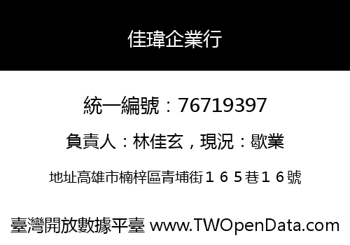 佳瑋企業行
