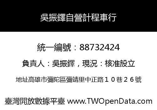 吳振鐸自營計程車行