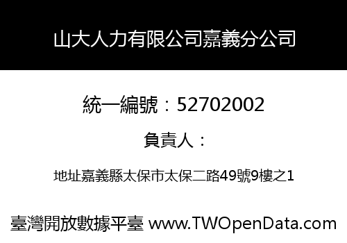 山大人力有限公司嘉義分公司