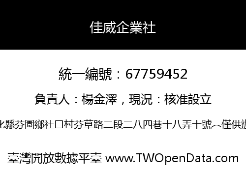 佳威企業社
