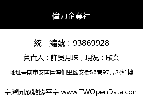 偉力企業社