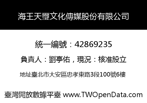 海王天璽文化傳媒股份有限公司