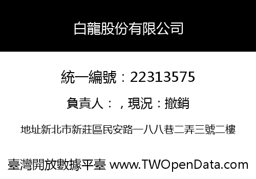 白龍股份有限公司