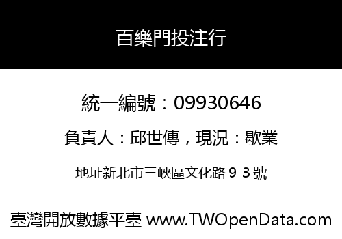 百樂門投注行