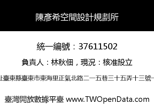 陳彥希空間設計規劃所