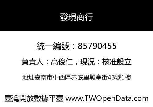 發現商行