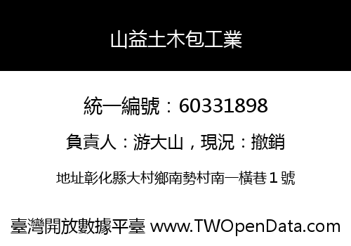 山益土木包工業