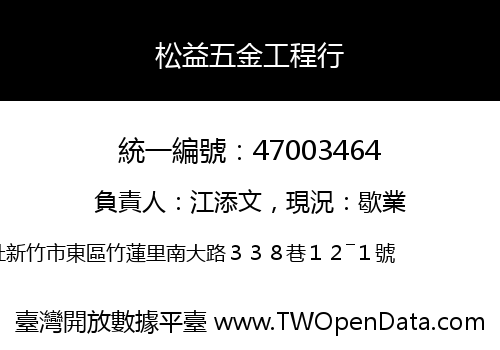 松益五金工程行