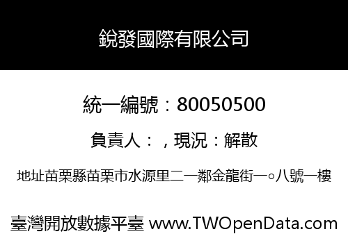 銳發國際有限公司
