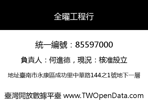 全曜工程行