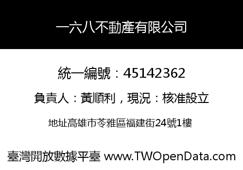 一六八不動產有限公司