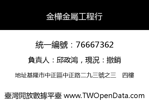 金樺金屬工程行
