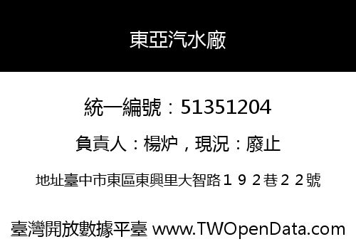 東亞汽水廠
