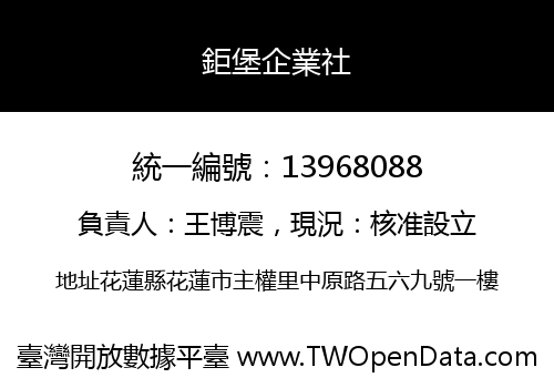 鉅堡企業社